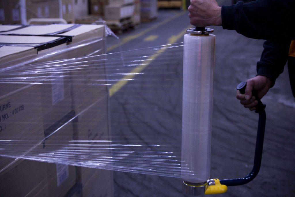 Hand Pallet Wrappers Stretch Film Dispenser