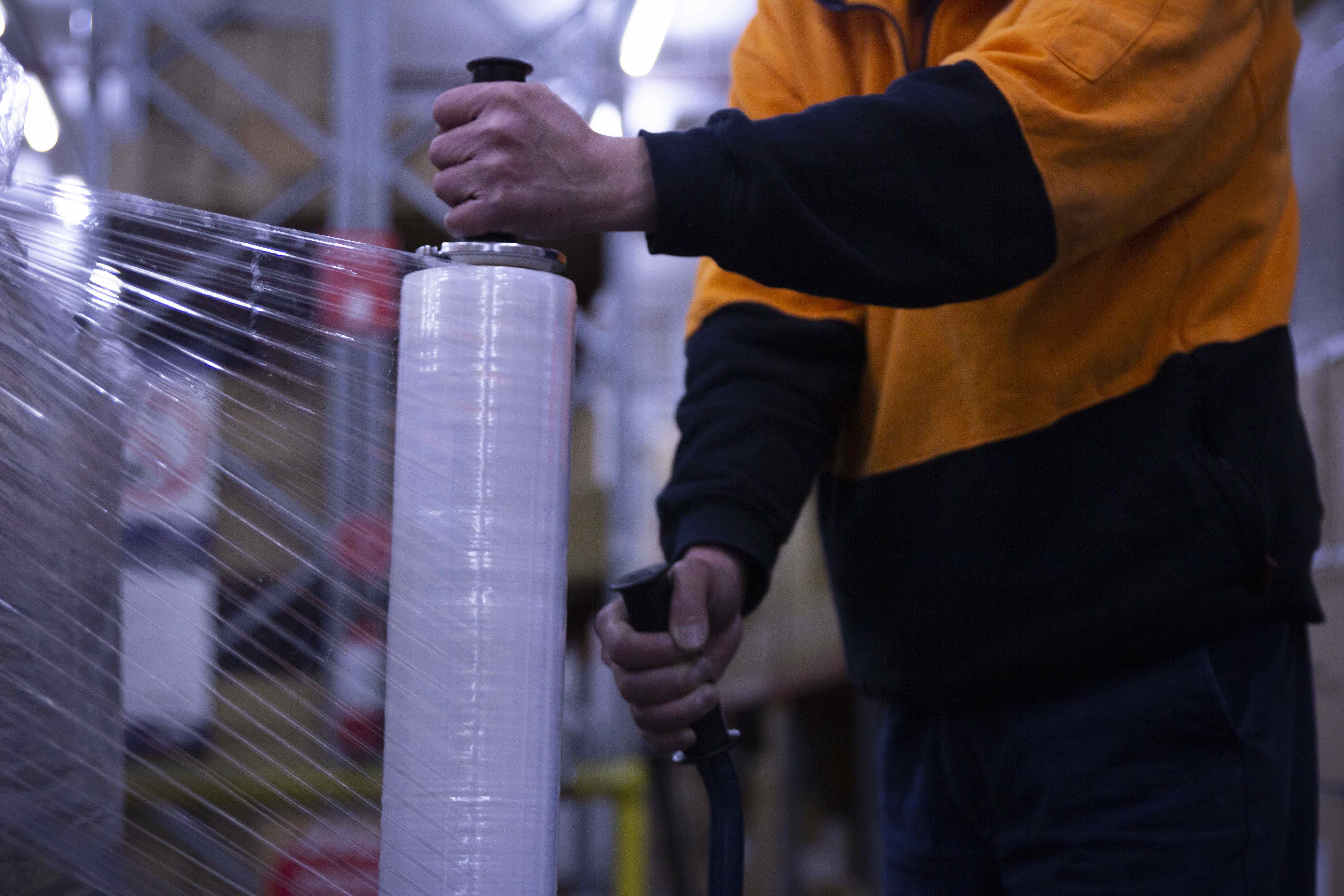 Hand Pallet Wrappers Stretch Film Dispenser