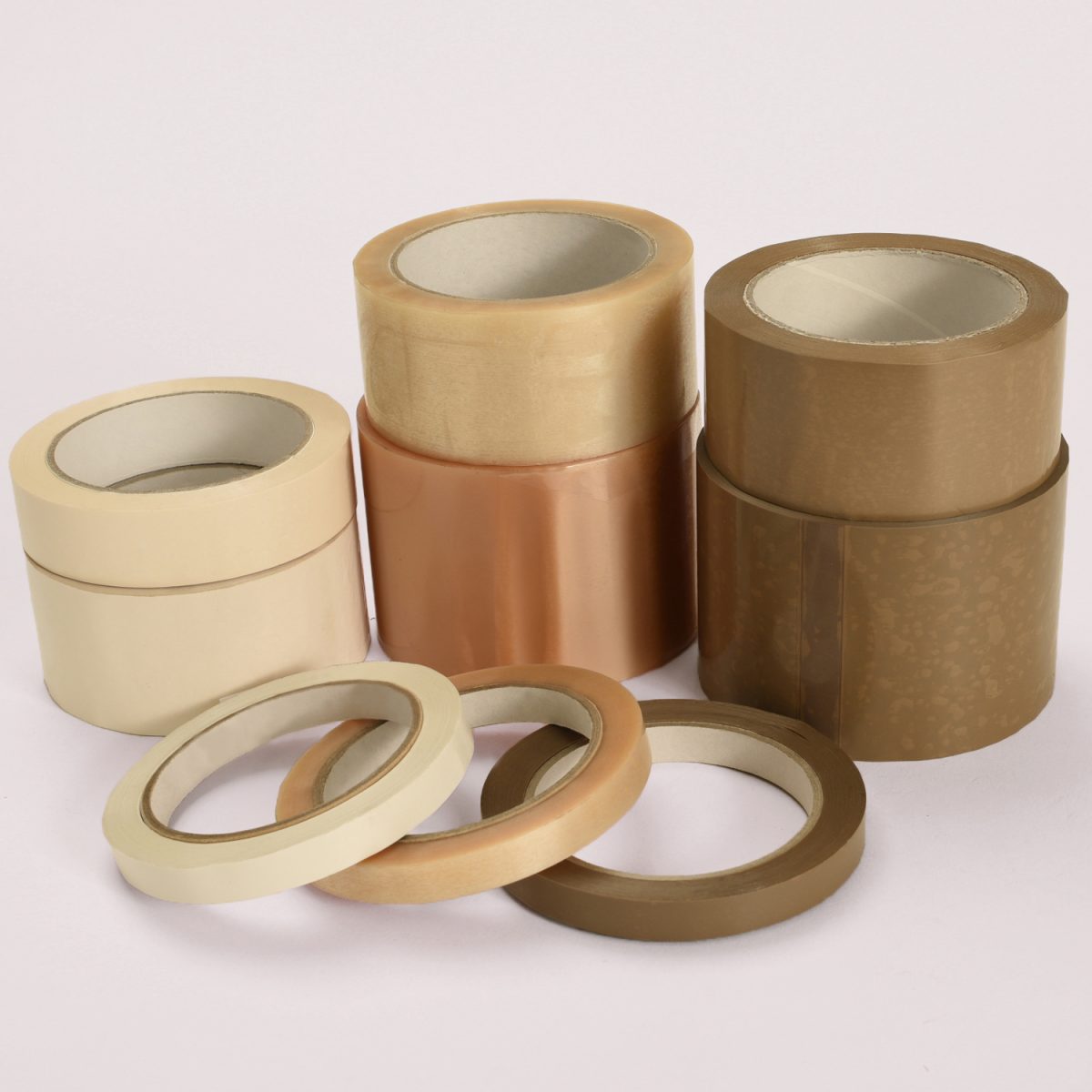 Clear, Brown & White PVC Tapes Venus Packaging