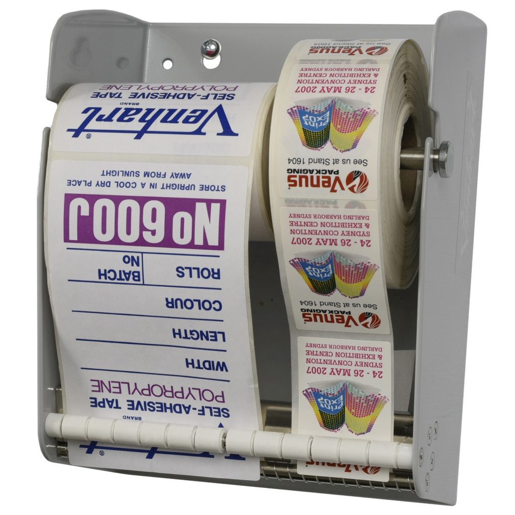 self adhesive label dispenser wall mount vh1365 Venus Packaging